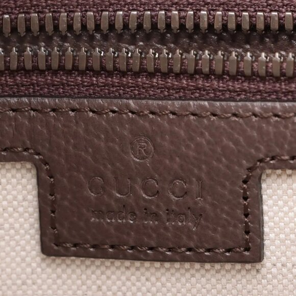 Gucci GG Supreme Monogram Web Small Ophidia Half Moon Hobo Brown - Picture 8 of 9